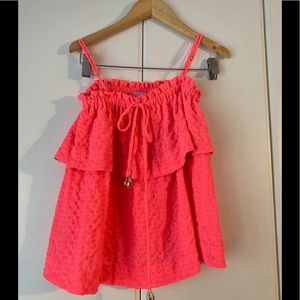 Lily Pulitzer coral pink summer top